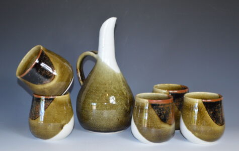 Decanter and set of 4 Cups - Sold