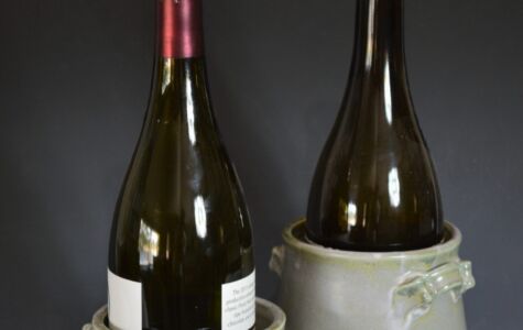 Set of 2 Wine Bottle Holders, $50