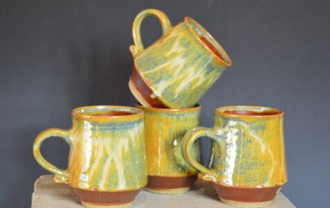 Set of 4 Coffee or Tea Cups, - Sold