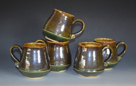 Set of 4 Coffee or Tea Cups, - Sold