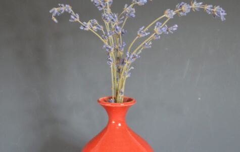 Flower Vase, 4" H, $25