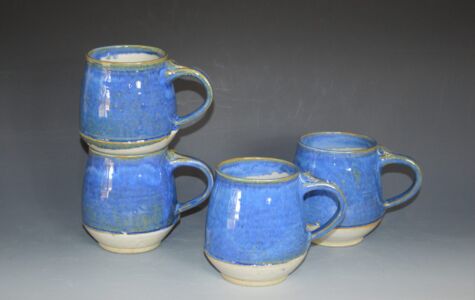 Set of 4 Coffee or Tea Cups, Sold