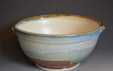 Mixing Bowl with Handles, 10" W, Sold