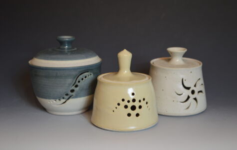 Garlic Keepers, many colors & shapes. Your choice - $45 each.