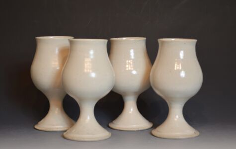 Set of 4 White Wine Goblets, $135