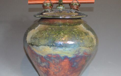 Raku Lidded Jar - Sold