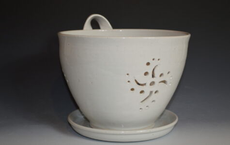 Colander & platter (10" H x 9" W) - Sold