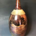 Raku Vase