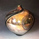 Raku vase