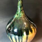 Raku Vase