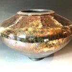 Raku vase